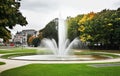 Parc du Cinquantenaire Ã¢â¬â Jubelpark. Brussels. Belgium Royalty Free Stock Photo